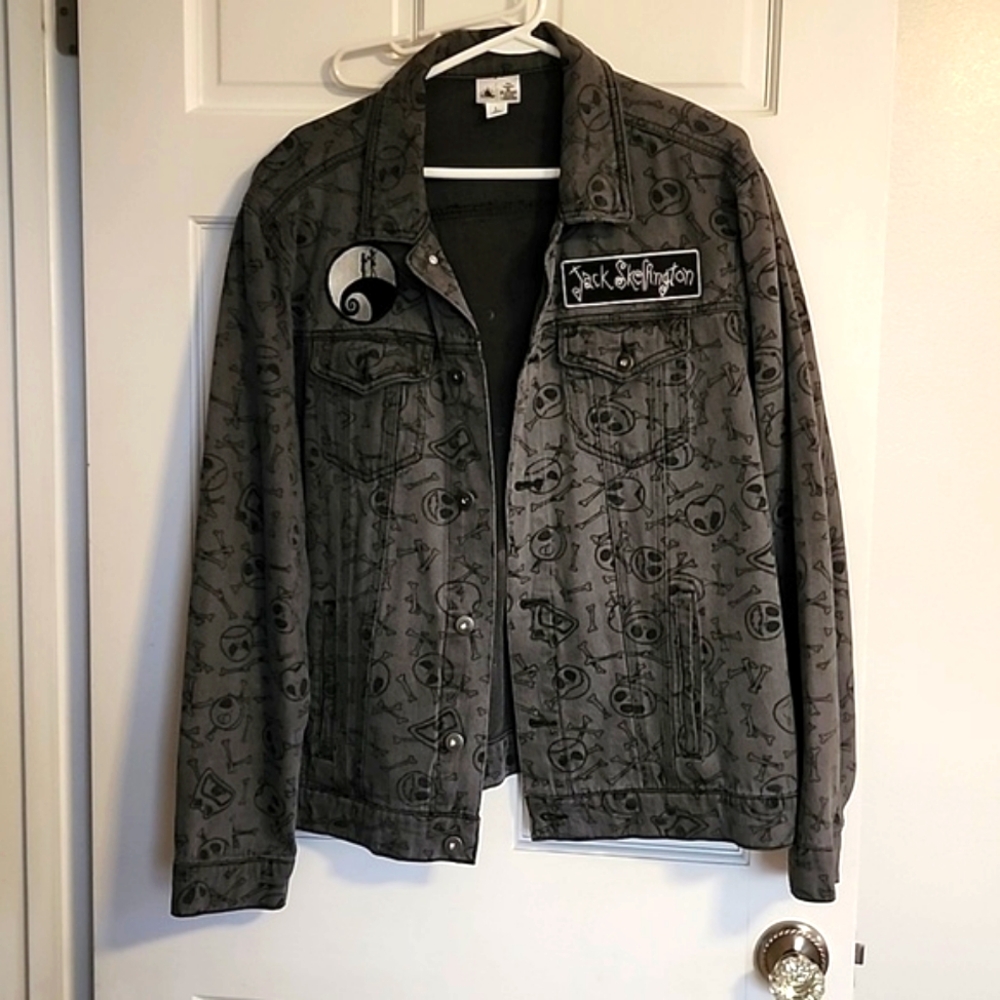 The Nightmare Before Christmas Jack Skellington Jean Jacket